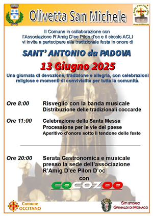 13 Giugno 2025
SANT' ANTONIO DA PADOVA